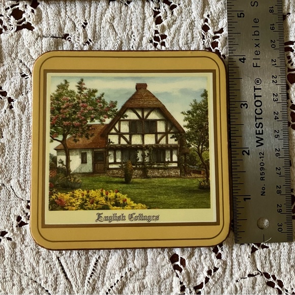Vintage set of Six Pimpernel English Gardens Coasters - Picture 2 of 3